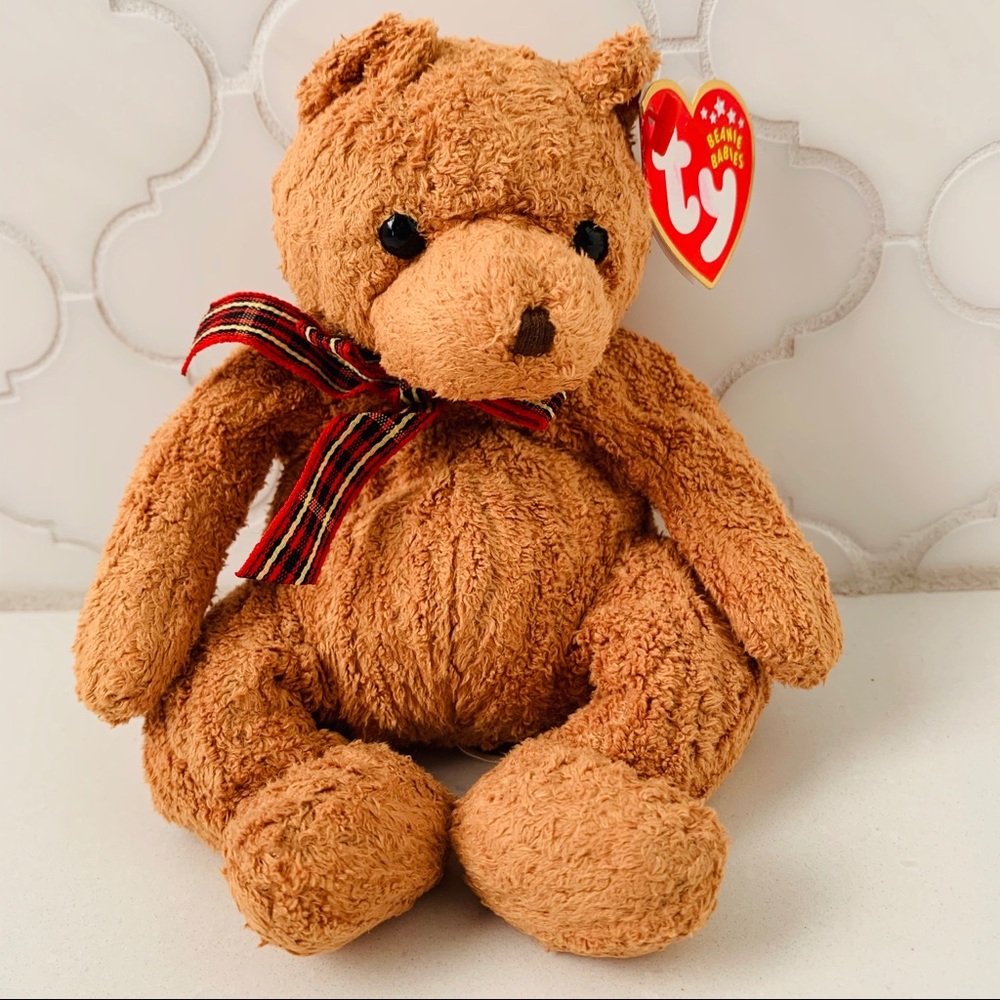Ty Beanie Babies Woody the Teddy Bear 2002 NWT